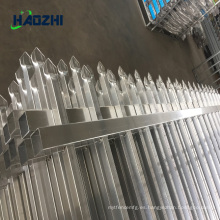 valla forjada de aluminio horizontal